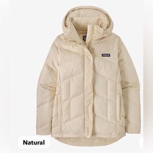 Patagonia Natural-Tone Quilted Hooded Jacket